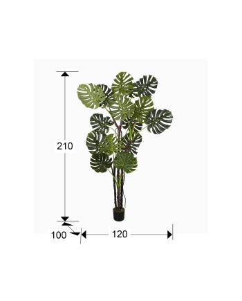 MONSTERA- PLANTA ARTIFICIAL H210